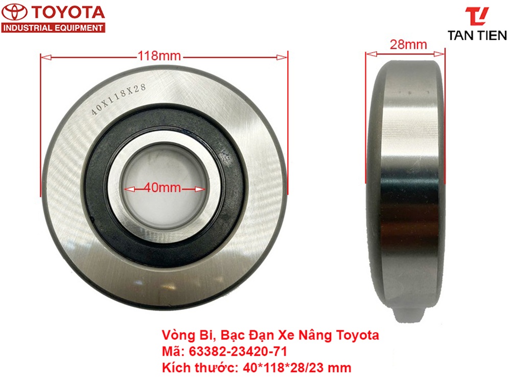 Vòng Bi Xe Nâng Toyota 63382-23420-71